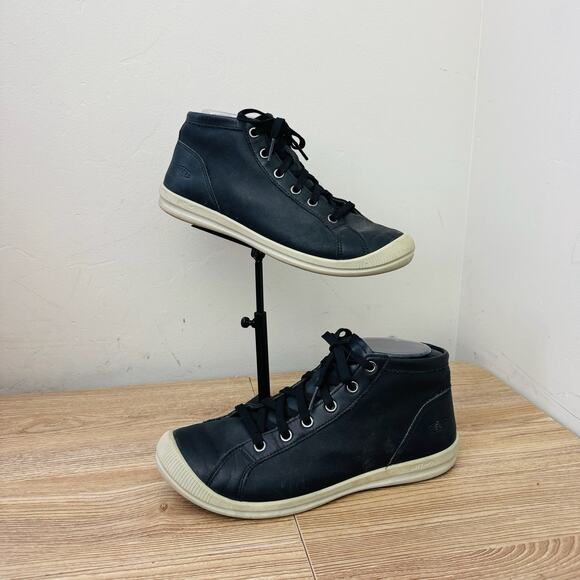 Keen Shoes - Keen Lorelei Black Leather Chukka Boots Women’s Size 8.5